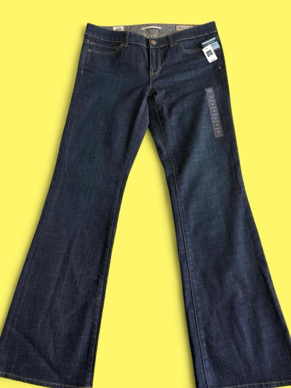 GAP Dark Blue Low Rise Flare Jeans -